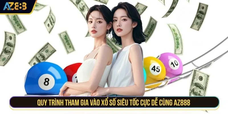 Quy trình tham gia vào xổ số siêu tốc cực dễ cùng AZ888