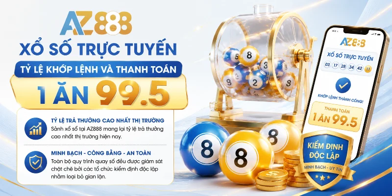 Tỷ lệ trả thưởng 1 ăn 99.5 giúp xổ số thu hút đông đảo người chơi
